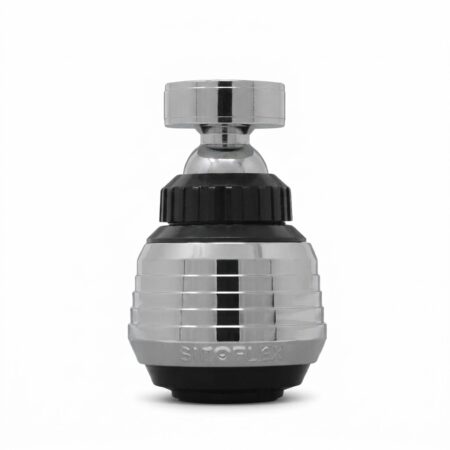 Atomizador Aireador-Ducha con Rótula de Latón Siroflex - Modelo Clásico Plateado
