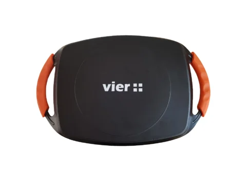 Asador plancha de aluminio forjado Vier Serie 518 liso efecto piedra inducción medidas 36cm y 47cm - GarHome.