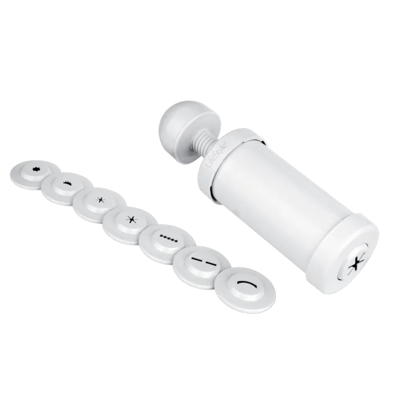Churrera doméstica LifeStyle manual con varios discos intercambiables para hacer churros y pastas de té en casa - GarHome.
