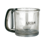 Vaso tamizador de harina LifeStyle con sistema manual de gatillo en acero inoxidable para repostería - GarHome.