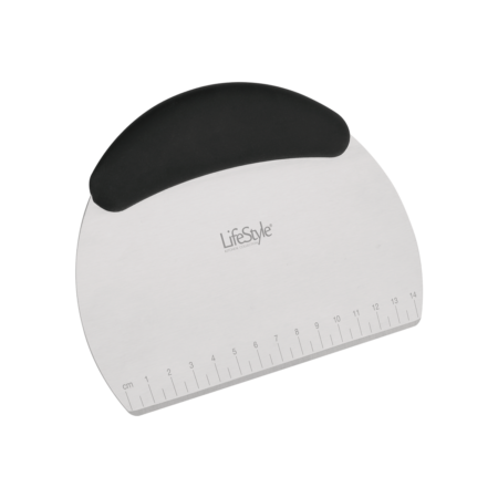 Cortador de masas profesional LifeStyle de acero inoxidable con escala de medición para panadería y repostería - GarHome.