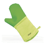 Guante de horno mixto LifeStyle con palma de silicona antideslizante y protección textil para brazo resistente al calor - GarHome.