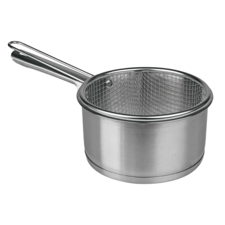 Cazo con cestillo de fritura LifeStyle 16cm acero inoxidable profesional para inducción - GarHome