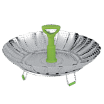 cestillo vaporero extensible acero inoxidable frente