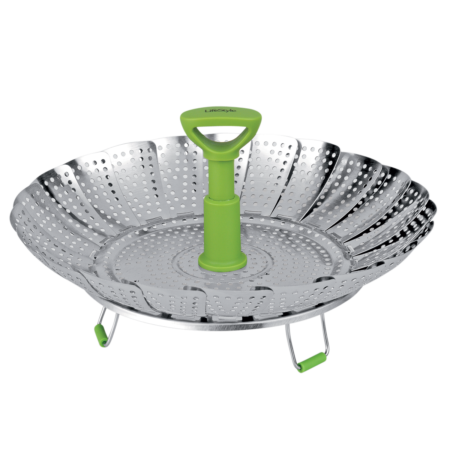 cestillo vaporero extensible acero inoxidable frente