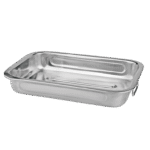 Bandeja de horno LifeStyle de acero inoxidable profesional sin antiadherente con asas abatibles medidas 30cm y 35cm - GarHome.