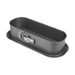 Molde desmontable rectangular Lifestyle con bandeja base antigoteo y recubrimiento antiadherente para repostería - GarHome.