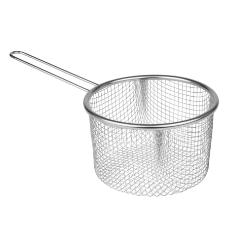 Cestillo de fritura universal LifeStyle de acero inoxidable con mango para cazo - GarHome
