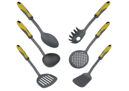 Utensilios de Nylon LifeStyle Aiala con Mango Soft Touch - Piezas Individuales y Lote Ahorro
