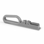 Afilador de cuchillos manual Quttin con discos de acero y piedra de esmeril
