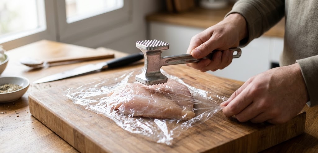 Martillo Ablandador de Carnes - Mazo de Aluminio para Machacar y Tiernizar - Imagen 2