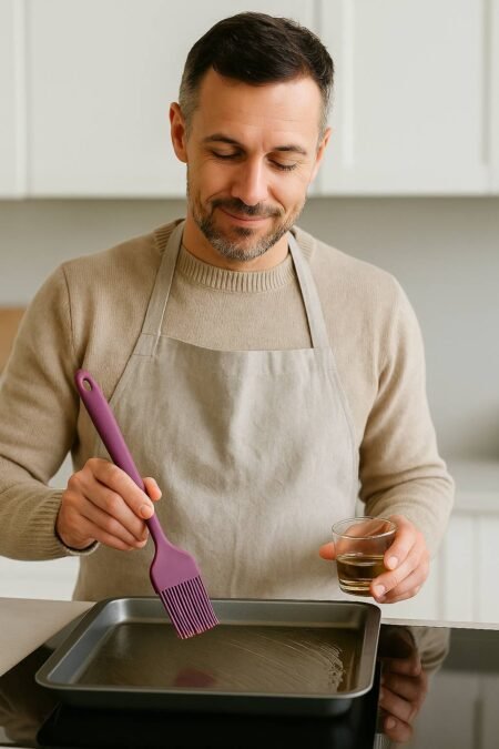 Pincel de silicona LifeStyle resistente al calor para repostería y asados sin soltar cerdas - GarHome.