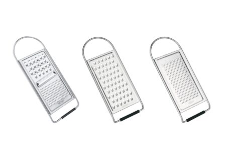 Rallador Plano de Acero Inoxidable con Base Antideslizante LifeStyle - Disponibles por Tipo de Corte y Pack Ahorro
