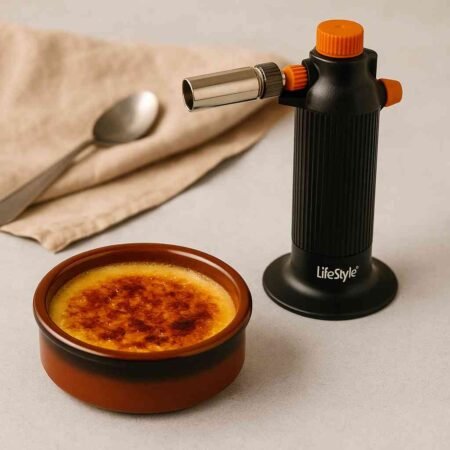 Soplete de repostería profesional LifeStyle con llama regulable y cierre de seguridad para caramelizar y flamber - GarHome.