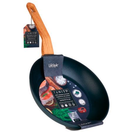 Lotes ahorro de 3 sartenes LifeStyle serie Zenith de aluminio forjado profesional inducción medidas 18-22-26cm 20-24-28cm y 22-26-30cm - GarHome.