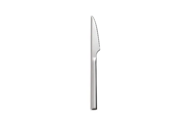 cuchillo chuletero compatible con series Hotel y Alida Comas de acero inoxidable brillante para carnes