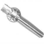 Abridor de castañas de acero inoxidable Quttin con diseño ergonómico y cabezal dentado exclusivo para castañas