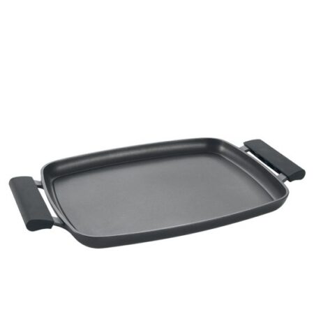 Plancha Aluminio Fundido 47x29 cm X-Pert - Plancha Asadora Antiadherente con Asas Soft Touch