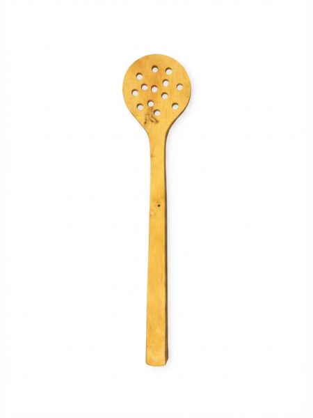 Espumadera Artesana de Madera de Boj 37 cm - Pieza Única de Calidad Premium
